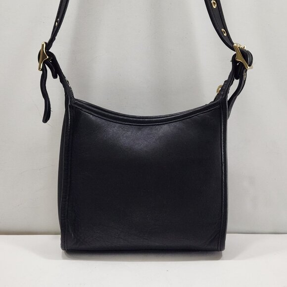 Vintage Black Coach Legacy Small Zip Crossbody Bag #9997 - Picture 1 of 10